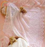 Sirdar SS 3 Ply & 4 Ply 3028 Baby Shawl