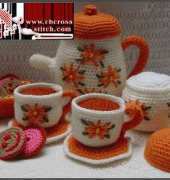 Delicious Crochet - Paola Navarro- Tea Set - English