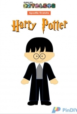 Criando com Retalhos-Felting Harry Potter-Free-Portuguese