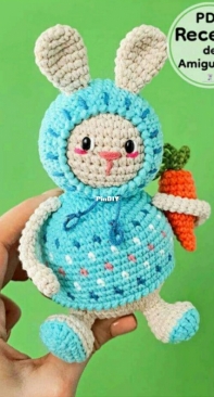Natura Crochet - Natasha Tishchenko - Little Bunny - Pequeno Coelho - Portuguese - Translated - Free