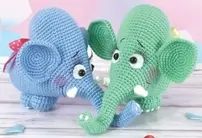 Carmen Crochet - Carmen - Heart Elephant - English, French and Italian - Free