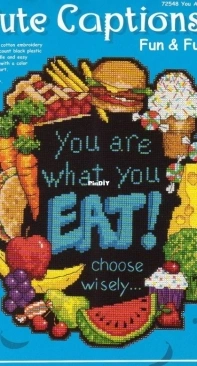 Dimensions 72548 You Are What You Eat XSD