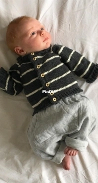 Robbies Cardigan by No Frills Knitting-Free