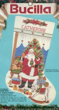 Bucilla 82917 Victorian Christmas Stocking XSD