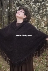 Lolly the Tripod Poncho by Knitting with Quills-Free