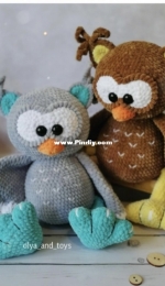 Olya and Toys - Olga Shkarlatyuk - Owl - Cова - Russian