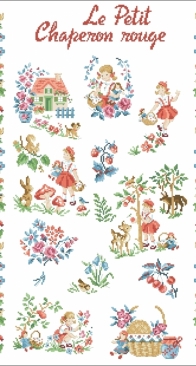 Les Brodeuses Parisiennes LBP - Torchon Le Petit Chaperon Rouge XSD + PCS