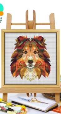 Awesome Pattern Studio - CS792 - Shetland Sheepdog XSD