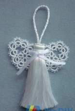 Tatting - Tassel Angel 2 by Jennifer Williams - Free