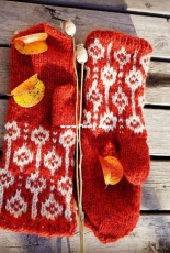 Kristina felted mittens by Maria Sjöstedt-English,Swedish-Free