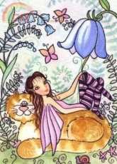 HAED - HAENTQS 4112 QS Giant Bluebell Kitty Fae by Nadia Tate