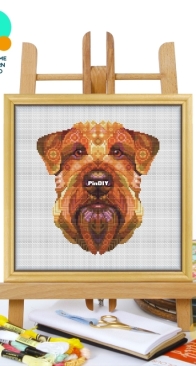 Awesome Pattern Studio - CS2120 - Mandala Irish Terrier XSD