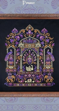 Owl Forest Embroidery - 0588-VS-E- Eastern Tale by Ekaterina Piotrovskaya