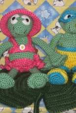 Fuzzy Feet Designs - Alisha Simmons  - Finnegan and Filomena Froggies