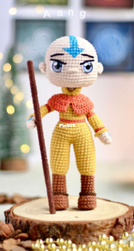 Amigurumis da Vit - Vitória Ferreira - Aang