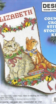 Design Works #5406 - Christmas Cats Stocking XSD