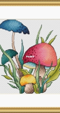 SA-Pattern - Pink russula by Svetlana Sichkar