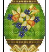 Solaria Gallery Easter Egg spring flowers XSD