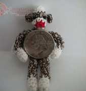Ronda Chapman - Sauerkraut the Miniature Sock Monkey
