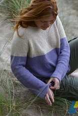Over the Dunes Pullover  by LB Handknits -Free