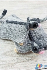 The Cheerful Chameleon - Charlyn Clark - Sugar Glider Coin Pouch