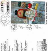 Red Dirt Primitives #282 Annie and Mickey Mouse