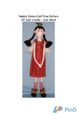 Napkin Sisters Doll Pattern by Judi Ward-Free
