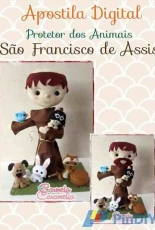 Carmela Caramella Protetor dos Animais São Francisco de Assis - Felt pattern - Portuquese
