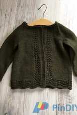 Old Shale cardi for big girls by Anne B Hanssen