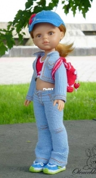 Olenochka - Olga Korchagina - Denim Rhapsody Outfit - Оленочка - Ольга Корчагина - Джинсовая рапсодия   - Russian