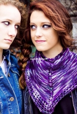 Birthday Shawlette by Michele DuNaier