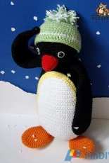 Rozarrka - Crocheted Penguin - Slovak