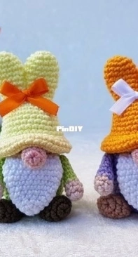 Rimajas - Manuela Trager - Baby gnome bunny - Baby kabouterhaas - Dutch