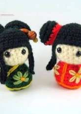 Mutts - Susan Morishita - Mei Mei Kokeshi Doll