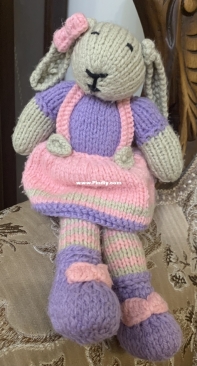 little pinky purple bunny