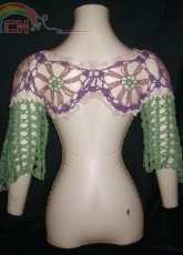 Cindy Kamps - Calypso shrug styled slip over top