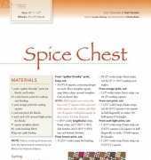 Fons and Porters Easy Quilts 2010 - Spice Chest-Free Quilt Pattern