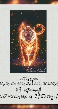 Siberia Stitch- Tiger