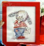 Somebunny to Love with Envelope from Cross Stitch Crazy 168 XSD
