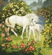 HAED HAERS 011 Unicorn Mother and Foal by Ruth Sanderson XSD
