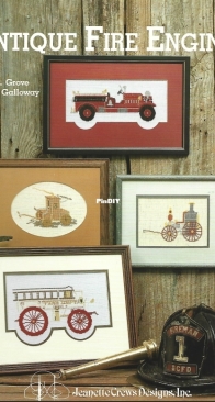 Jeanette Crews Designs Book 71 - Antique Fire Engines