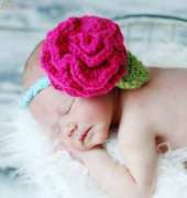 RAKJ patterns - Kristi Simpson - Rose Headband