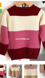 Stripe Raglan Sweater-Little Ones & Tweens-Dutch-English-Free.