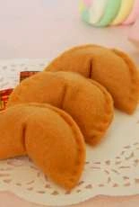 Felt Fortune cookies