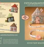 Patchwork & Pottery-House Tape Measure