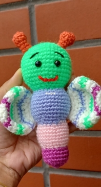 Amigurmi - Rajah the butterfly
