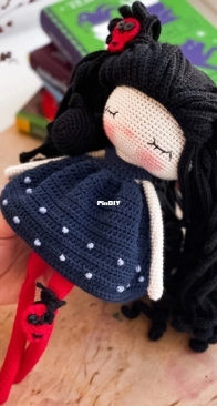 Crochet Confetti Shop - Irina Moilova - Friendly Witch with Cat