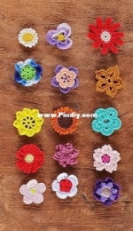 Wisteria - Shai Urbano - 15 Crochet Flowers - Free