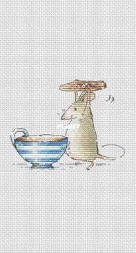 SVStitch - Naughty Mice  - Tea Time - Cookie by Svetlana Nemiritskaya