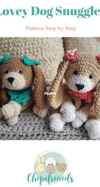 Chipifriends - Tejiendo Lindo - Graciela Gaudi - lovey dog snuggler